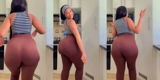 My Nyᾶsh is natural Lady With Big Baka refutes BBL claims as she showcases her Nyᾶsh Video