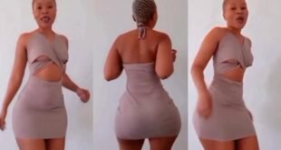 Slay queen flashes her T0nga while shaking her big nyᾶsh Video