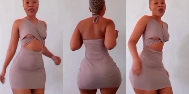 Slay queen flashes her T0nga while shaking her big nyᾶsh Video